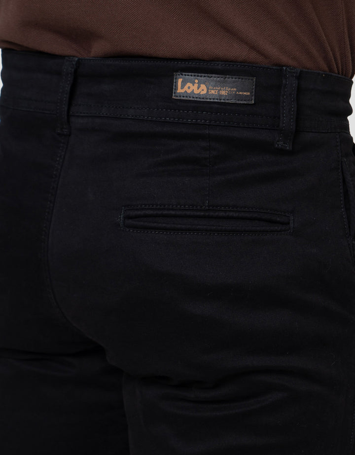 Lois Slim Stretch Fit Celana Chino Hss019Bk Pria