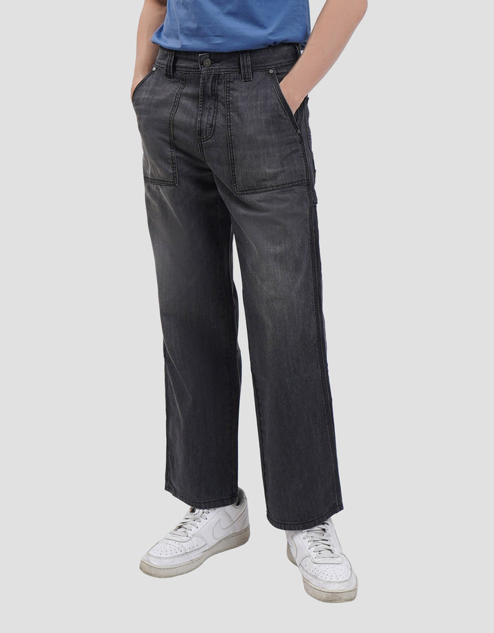 Lois  CRG137P Celana Cargo Jeans Pria