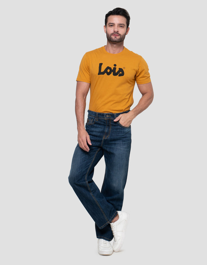 Lois Relaxed Celana Denim Crf132C Pria