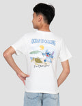 Disney Print Stitch Bali Ocean Kaos Anak Laki-laki