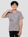 Character Sonics Big Print Dpn Print Kaos Anak Laki-Laki