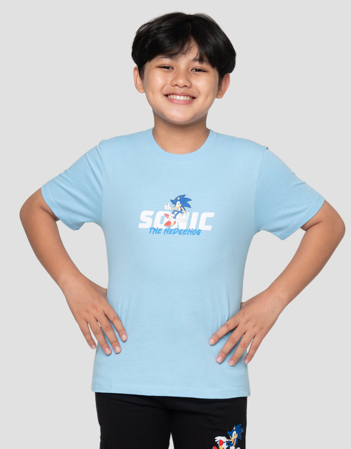 Character Sonics Unstopable Print Kaos Anak Laki-Laki