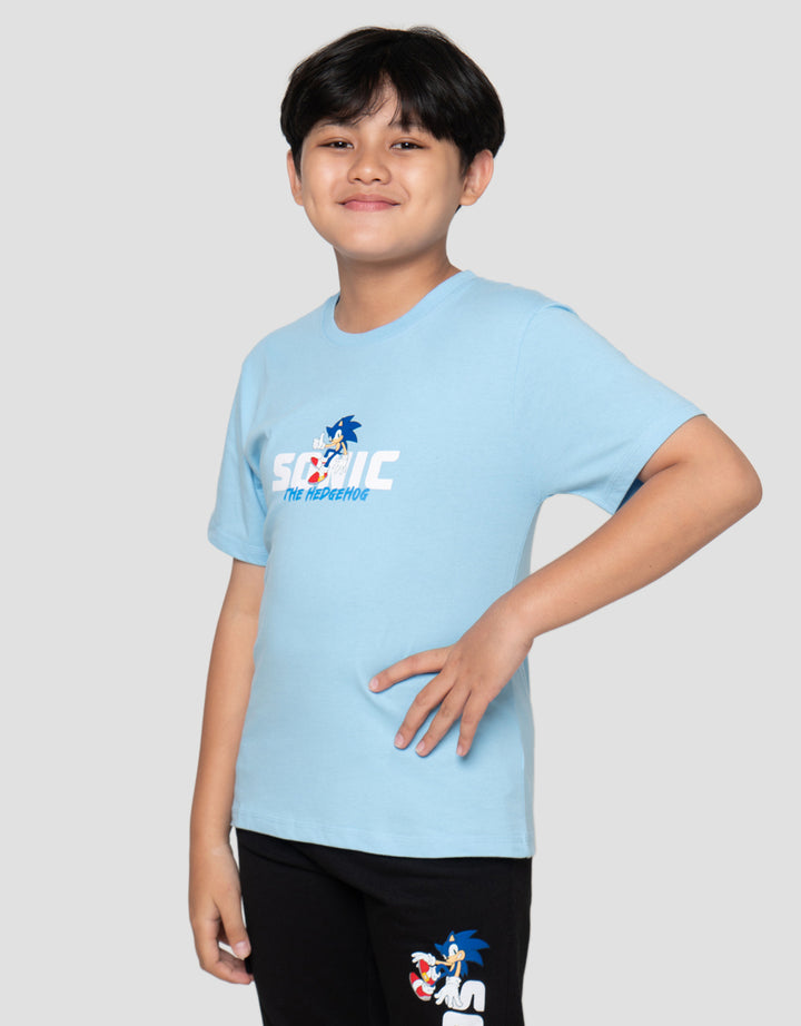Character Sonics Unstopable Print Kaos Anak Laki-Laki