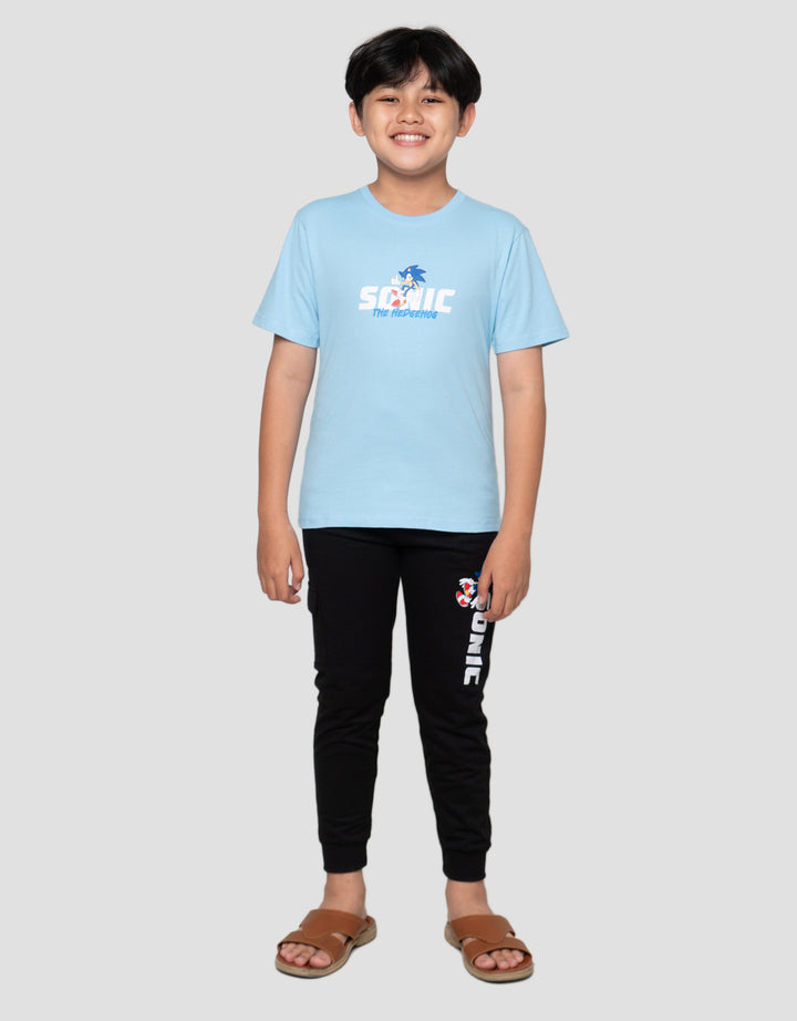 Character Sonics Unstopable Print Kaos Anak Laki-Laki