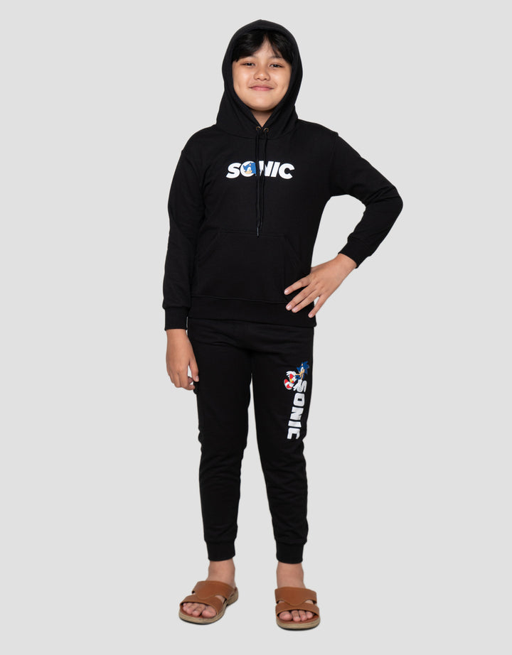 Character Sonics Sweater Hoodie Anak Laki-Laki