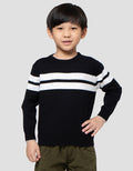 Little M Rajut Salur Sweater Anak Laki-laki