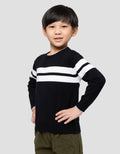 Little M Rajut Salur Sweater Anak Laki-laki