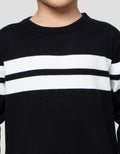 Little M Rajut Salur Sweater Anak Laki-laki
