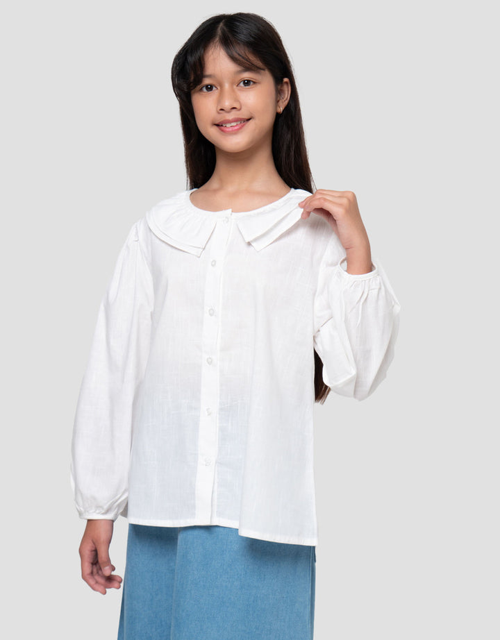 Nevada Double Collar Kemeja Anak Perempuan