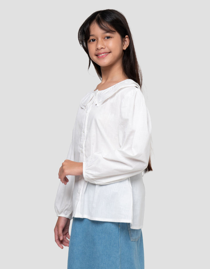 Nevada Double Collar Kemeja Anak Perempuan