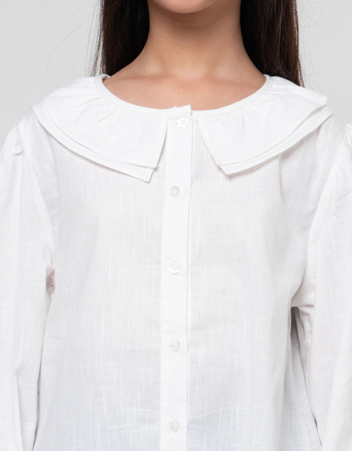 Nevada Double Collar Kemeja Anak Perempuan