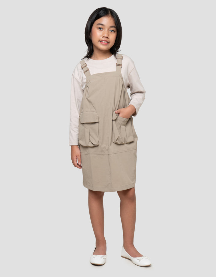 Suko Overall Jumper Dress Anak Perempuan