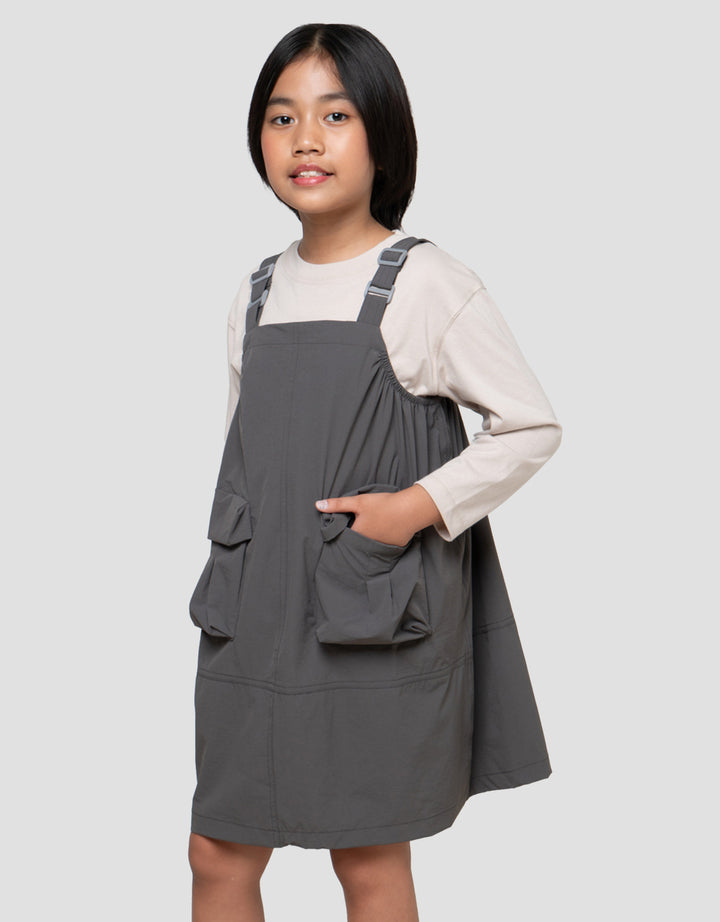 Suko Overall Jumper Dress Anak Perempuan