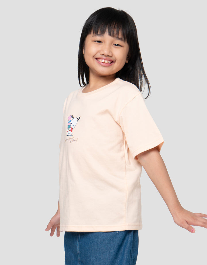 Suko Graphic Lengan Pendek Kaos Anak Perempuan