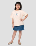 Suko Graphic Lengan Pendek Kaos Anak Perempuan
