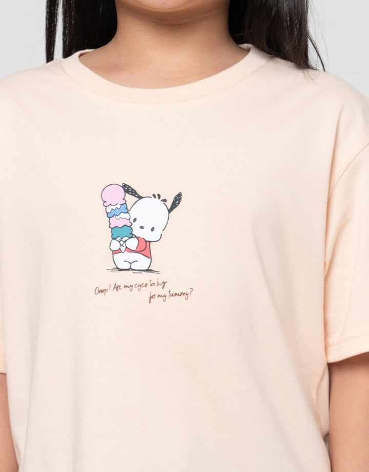 Suko Graphic Lengan Pendek Kaos Anak Perempuan