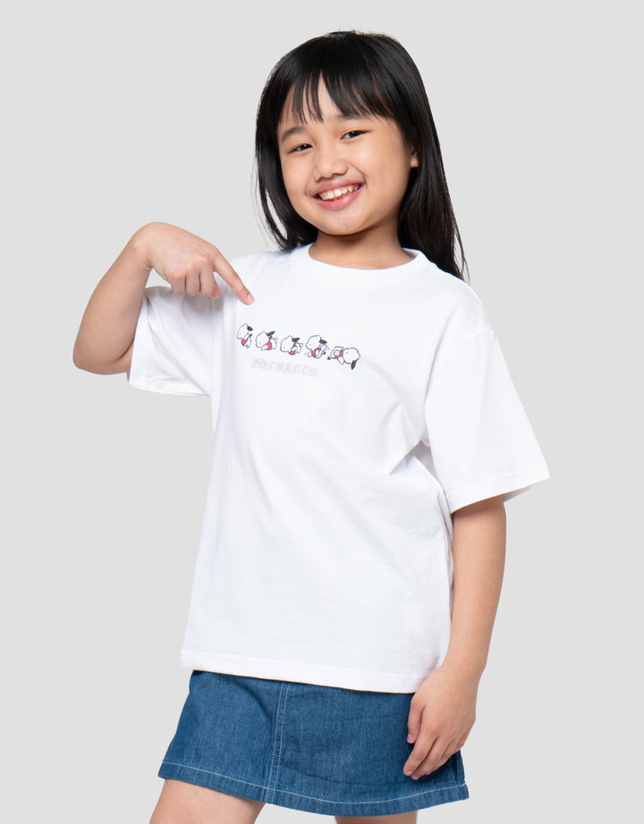 Suko Graphic Kerah Bulat Kaos Anak Perempuan