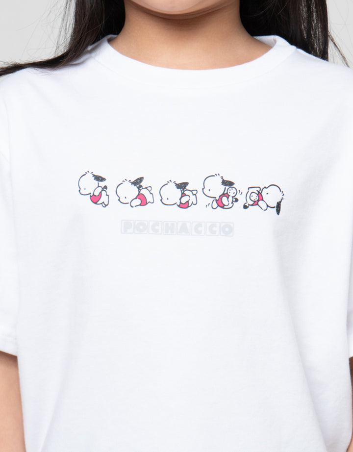 Suko Graphic Kerah Bulat Kaos Anak Perempuan