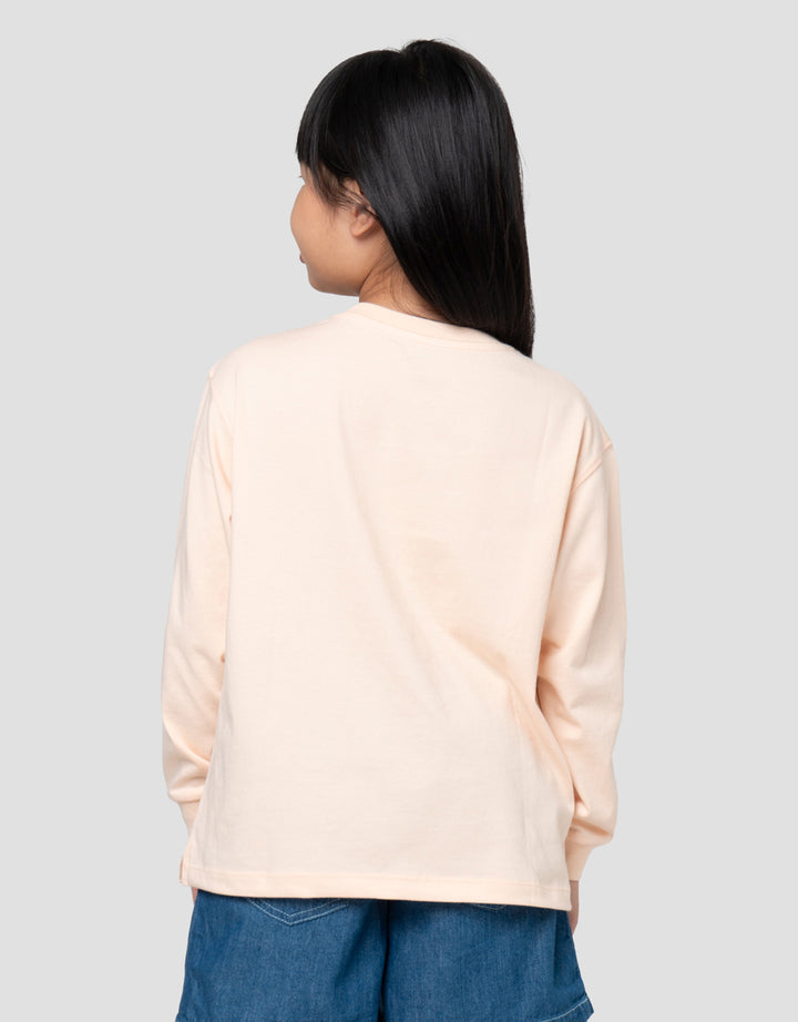 Suko Graphic Lengan Panjang Kaos Anak Perempuan