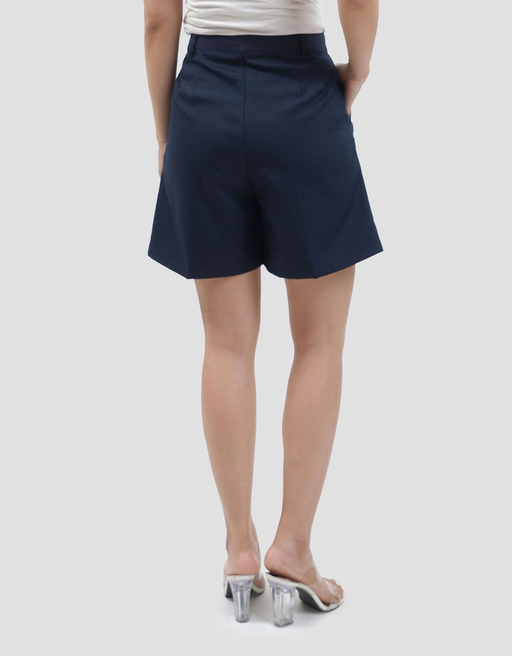 Connexion Front Pleat Soft Twill Celana Pendek Wanita