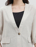 Connexion 3/4 Sleeve Rolled Up Light Weight Outer Wanita