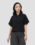 CONNEXION SLIM FIT CROPPED JAKET WANITA
