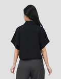 CONNEXION SLIM FIT CROPPED JAKET WANITA