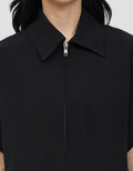 CONNEXION SLIM FIT CROPPED JAKET WANITA