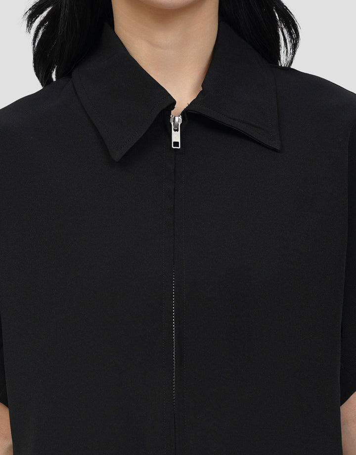 CONNEXION SLIM FIT CROPPED JAKET WANITA