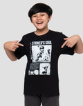 Nevada Print Anime Soccerball Print Kaos Anak Laki-laki