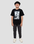 Nevada Print Anime Soccerball Print Kaos Anak Laki-laki