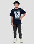 Nevada Print Anime Soccerball Power Mode Print Kaos Anak Laki-laki