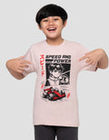 Nevada Print Anime Speed Power Print Kaos Anak Laki-laki