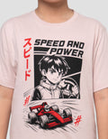 Nevada Print Anime Speed Power Print Kaos Anak Laki-laki