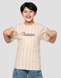 Nevada Full Print Pinstripe With Patch Kaos Anak Laki-Laki