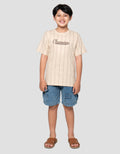 Nevada Full Print Pinstripe With Patch Kaos Anak Laki-Laki
