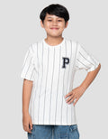 Nevada Full Print Pinstripe With Patch Kaos Anak Laki-Laki