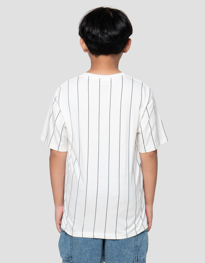 Nevada Full Print Pinstripe With Patch Kaos Anak Laki-Laki
