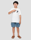 Nevada Full Print Pinstripe With Patch Kaos Anak Laki-Laki