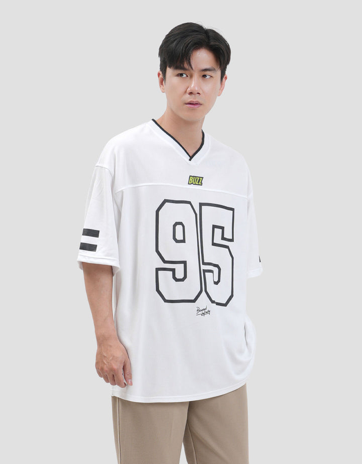 Disney  Os Varsity Buzz Lightyear 95 Performance Kaos Oversize Pria