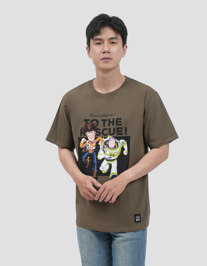 Disney Buzz Woody To The Rescue Kaos Pria