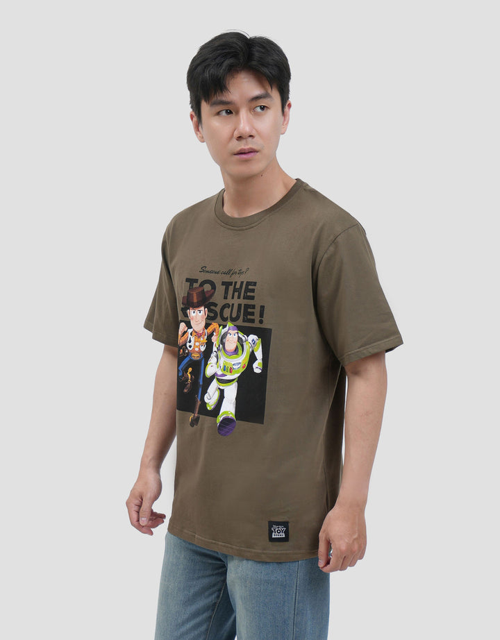 Disney Buzz Woody To The Rescue Kaos Pria