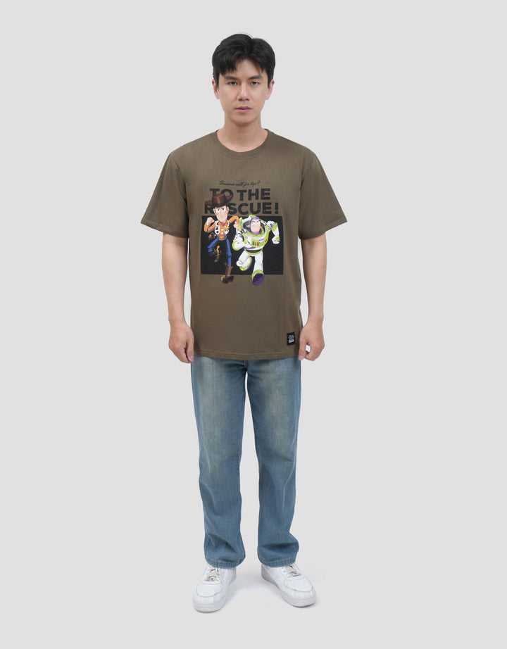 Disney Buzz Woody To The Rescue Kaos Pria