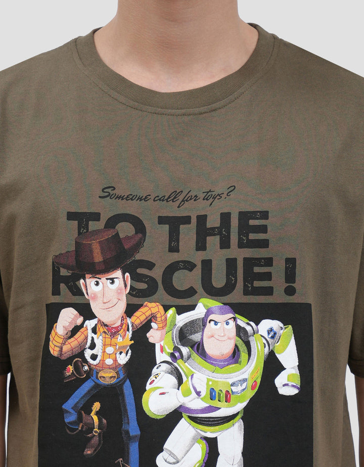 Disney Buzz Woody To The Rescue Kaos Pria