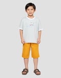 Suko Graphic Ringer Kerah Bulat Kaos Anak Laki-Laki
