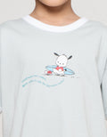 Suko Graphic Ringer Kerah Bulat Kaos Anak Laki-Laki