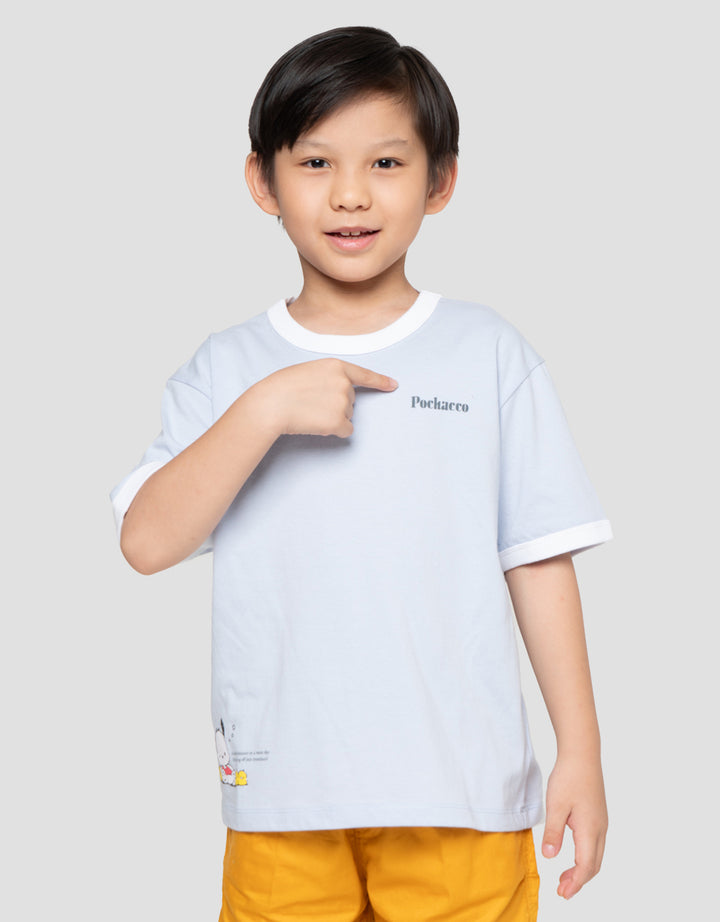 Suko Graphic Ringer Lengan Pendek Kaos Anak Laki-Laki