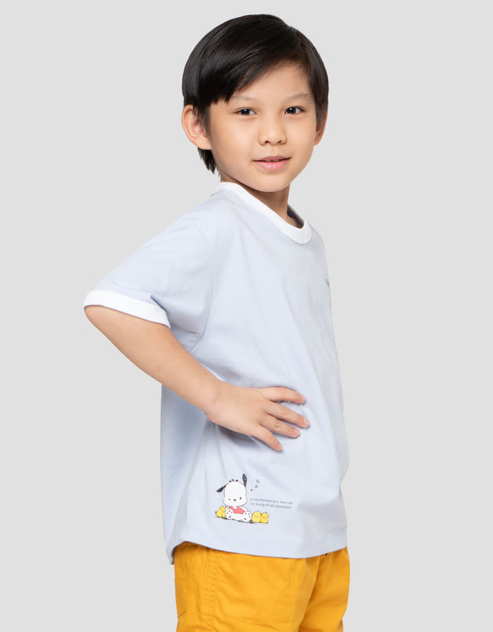 Suko Graphic Ringer Lengan Pendek Kaos Anak Laki-Laki