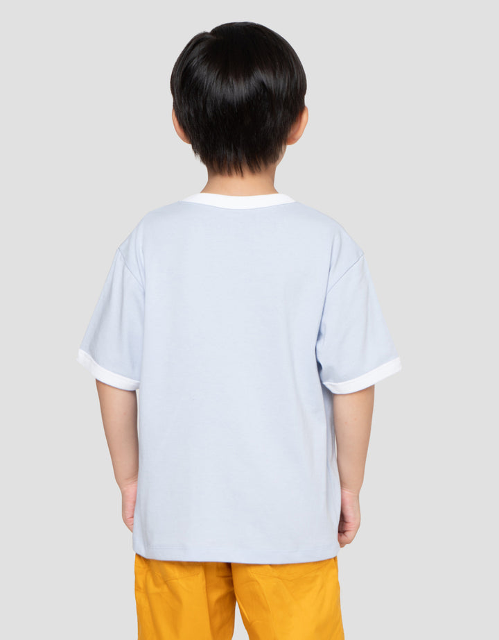 Suko Graphic Ringer Lengan Pendek Kaos Anak Laki-Laki