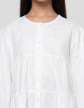 Nevada Tiered Kerah Shanghai Mastier Blouse Anak Perempuan